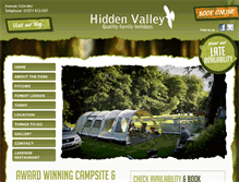 Tablet Screenshot of hiddenvalleypark.com